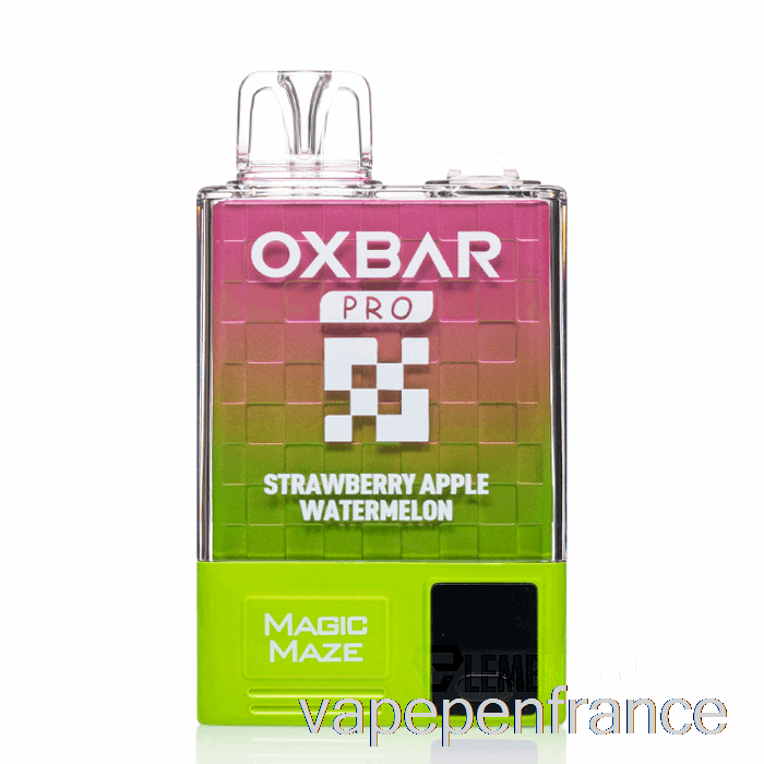 Oxbar Magic Maze Pro 10000 Fraise Pomme Pastèque Jetable - Stylo Vape Jus Pod